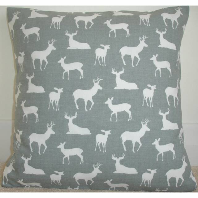 Stag Pillow Cover 16x16 Accent Throw Cushion Case Sham 16