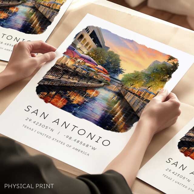 Texas Wall Art, Travel Posters, San Antonio Prints, Traditional Retro Gifts, City D??cor - image 1