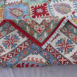 9x12 Bidjar Area Rug Afghan Hand-Knotted Wool Rug, Turkish Geometric Oriental Multicolor Natural Dyes Rug, Bedroom Living Room - thumbnail 4