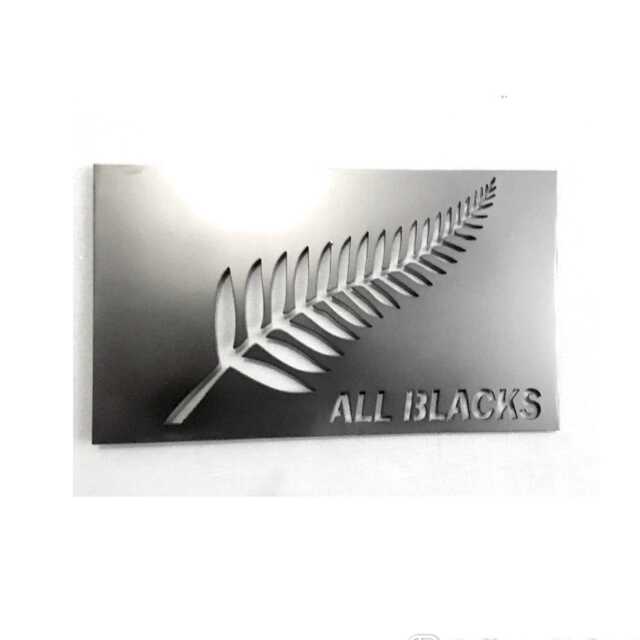 All Blacks Metal Wall Art New Zealand Rugby Decor - image 1
