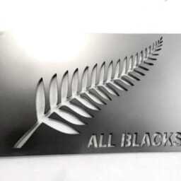 All Blacks Metal Wall Art New Zealand Rugby Decor - thumbnail 3