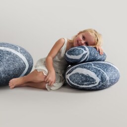 The Soft Rock Stone Pillow. Model Sochi. Home Decoration, Pebble, Living, Throw Pillows, Kamushi, Footrest Foostool, Soft Stone, Pouf Stone - thumbnail 2
