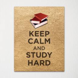 Keep Calm & Study Hard - Fine Art Print Choice Of Color Purchase 3 Receive 1 Free Custom Prints Available - thumbnail 2