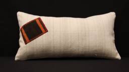Throw Kilim Pillow Cover 10x20 - 25x50 cm Anatolian Kelim Turkish Pillow Kilim Cushion Art Deco Sofa 4Yef-207 - thumbnail 1