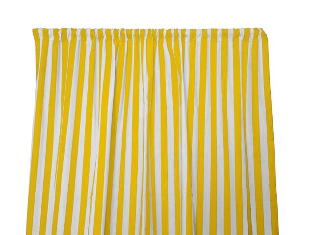 1 Inch Wide Stripes Cotton Curtain 58/Window D??cor Backdrop Classroom Bedroom Cabin Hotel Guest Room Curtains - image 1
