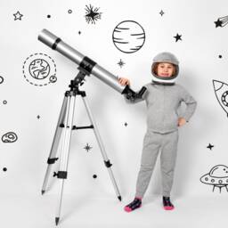 Space Wall Decal, Cosmos Decals, Planets, Earth, Rocket Stickers, Boys Room Design, Nursery Decal 157Nw - thumbnail 2