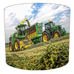 Tractor Farming Machinery Drum Lampshades For Ceiling Light Shades Pendants Or Bedside, Table Lamp Bases - thumbnail 4