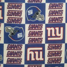 Ny Giants Helmets & Symbols Fleece Tie Blanket - thumbnail 3