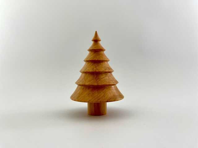 Handcrafted Cherry Wood Tree Ornament, Eco-Friendly Home Decor - image 1