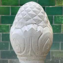 Outdoor Acorn Statue Concrete Decoration Stone Nature Figurine Garden Ornament Front Door Sculpture Handmade Lover Gift Yard Art - thumbnail 2