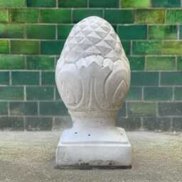 Outdoor Acorn Statue Concrete Decoration Stone Nature Figurine Garden Ornament Front Door Sculpture Handmade Lover Gift Yard Art - thumbnail 3