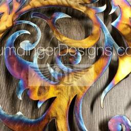 Stainless Steel Guitar Wall Art - Perfect Music Gift Bass Humdinger Designs - thumbnail 3