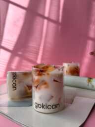 Ice Caramel Latte Coffee Scented Coconut Wax Candle - thumbnail 1