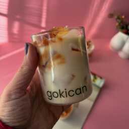 Ice Caramel Latte Coffee Scented Coconut Wax Candle - thumbnail 4