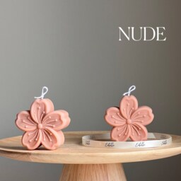 Sakura Flower Candle Scented Soy Wax Sculptural Candle - thumbnail 2