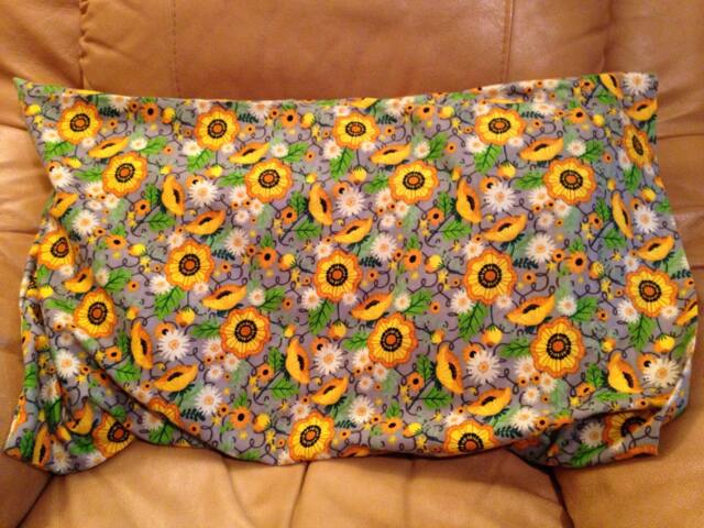 Yellow & White Daisy Fleece Pillow Case - image 1