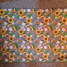 Yellow & White Daisy Fleece Pillow Case - thumbnail 3