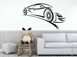 Racing Wall Decals Formula 1 Decal Sport Car Vinyl Sticker Home Decor Boy Room Window Chu1414