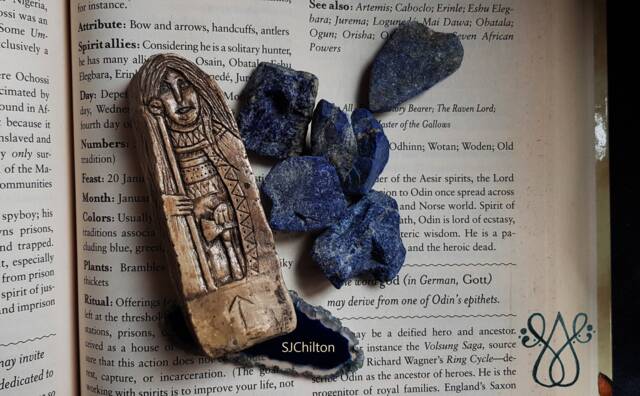 Forseti Statue Handmade Norse/Viking God Of Justice - image 1