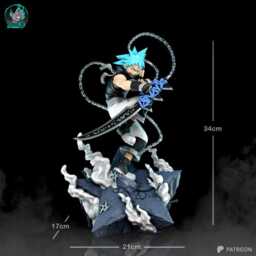 Ego Of The Shadow Blade - Anime Assassin Anti Hero Black Star Resin Figure 16K - thumbnail 3