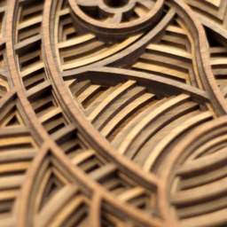 "Layered 3D Wood Art - ""Lambert The Lion" - thumbnail 2