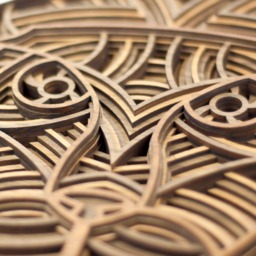 "Layered 3D Wood Art - ""Lambert The Lion" - thumbnail 4