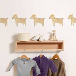 Goats - Fabric Wall Decal Modern Farm Mej - thumbnail 2