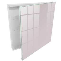 Ash Gray Wall Mounted Key Cabinet, Pink Box For Home, Minimalist Backgrounds & Patterns, Lovers Of Modern Interiors - thumbnail 2