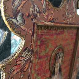 Vintage 3D Virgin Of Guadelupe Assemblage Mixes Media Retablo Alter Shrine - thumbnail 4
