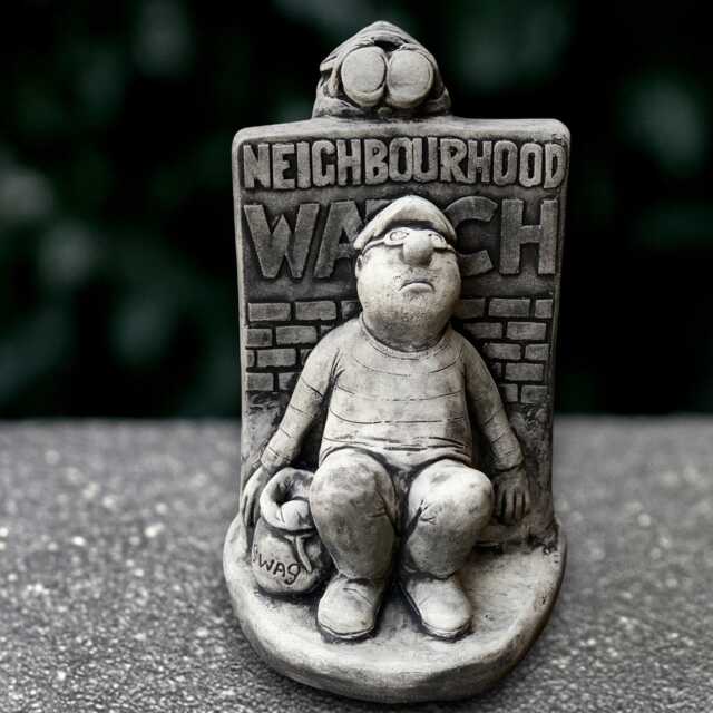 Concrete Man Sculpture Humor Figurine Stone Statue Cement Person Ornament Front Door Decoration Handmade Lover Gift Yard Art - image 1
