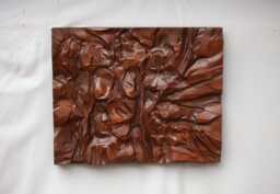 "Wooden Sculpture, Us Delivery Duty Paid, Wood Wall Art, Home Decor, Bas-Relief Wood Carving ""Creasy Matter" - thumbnail 1