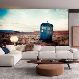 Doctor Who Tardis Large Wall Mural For Kids Removable Self Adhesivel Sci-Fi Decal Wall Decor Livingroom Peel & Stick - thumbnail 2