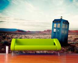 Doctor Who Tardis Large Wall Mural For Kids Removable Self Adhesivel Sci-Fi Decal Wall Decor Livingroom Peel & Stick - thumbnail 1