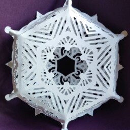 Paper Snowflake Ripples & Finials 3D Sculpture For All Year Round - thumbnail 2