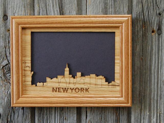 Custom Travel Picture Frame - 5x7 Holds 4x6 Photo Gift For Traveler, Destination Frame, Vacation - image 1