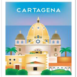 Cartagena Art, Columbia, Print, Travel, Wall Art, Columbia Art Print - Style E8-O-Cart - thumbnail 3