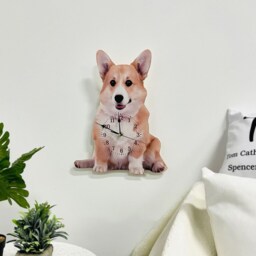 Pet Memorial, Customized Wall Clock, Personalized Photo Memorial Gift For Dog Owner D??cor Loss Gift, Lovers - thumbnail 2