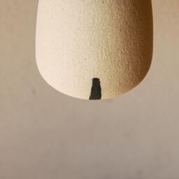 Handmade Ceramic Pendant Light - Minimalist Stoneware Hanging Lamp Modern Indoor Lighting Contemporary Home Decor - thumbnail 2