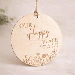 Housewarming Gift For Couple - Our Happy Place New Home - thumbnail 2