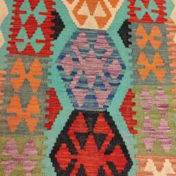Tribal Kilim Runner, Handmade Afghan Turkish Runner Rug 233x78 cm - thumbnail 4