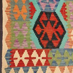 Tribal Kilim Runner, Handmade Afghan Turkish Runner Rug 233x78 cm - thumbnail 2