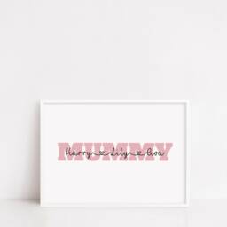 Mummy Print - Personalised & Children Gift Mother's Day - thumbnail 2