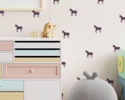 Unicorns - Vinyl Wall Decals Mythical Animal Stickers 8cm - 3.1 Inch Whimsical Fairy Tale Baby Magical Girls Nursery Kids Room D??cor - thumbnail 1