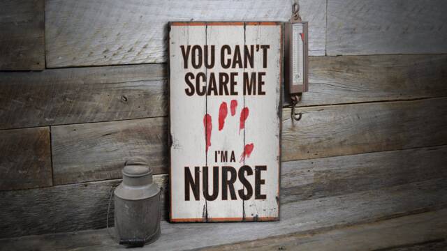 Nursing Job Sign, Nurse Occupation Decor, Wood Wooden Sale Wall Decor - Old Signs - image 1