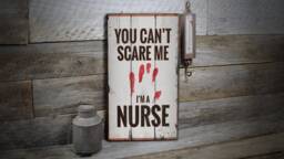 Nursing Job Sign, Nurse Occupation Decor, Wood Wooden Sale Wall Decor - Old Signs - thumbnail 1