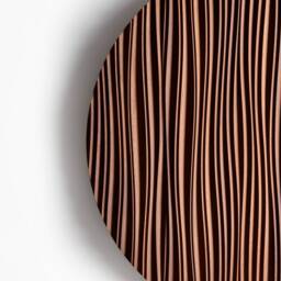 Sound Diffuser, 3D Geometric Wood Wall Art, Circular Acoustic Panel Art, Original Abstract, Minimal Modern Art Work, Mod Home Office Decor - thumbnail 3