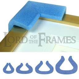 Protective Picture Frame Corners Blue Pe Foam Moving Storage Furniture Baby Proofing - Suitable For 15mm 60mm Widths - thumbnail 3