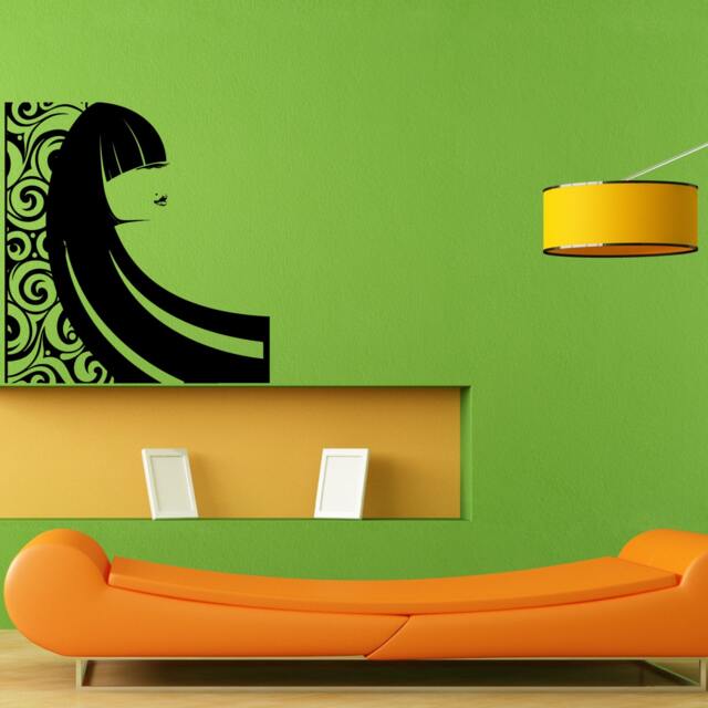 Hair Style Nail Beauty Beautiful Salon Spa Shop Barbershop Wall Sticker Vinyl Mural Decal Home House Apartment Art Decor Free Shipping L038 - image 1