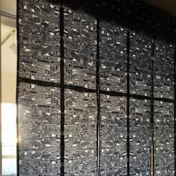 Indigo Noren Curtain, Japanese Custom, Oriental Style Long, Doorway Curtains, Restaurant Entrance Panels - thumbnail 4