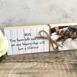 Pet Memorial, Cat Dog Handmade Personalised Plaque, Photograph Frame, Remembrance, Memorial Gift - thumbnail 4